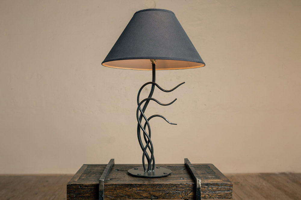 Urban Forge Windblown Iron Table Lamp