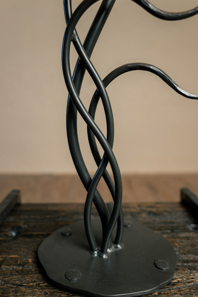 Urban Forge Windblown Iron Table Lamp