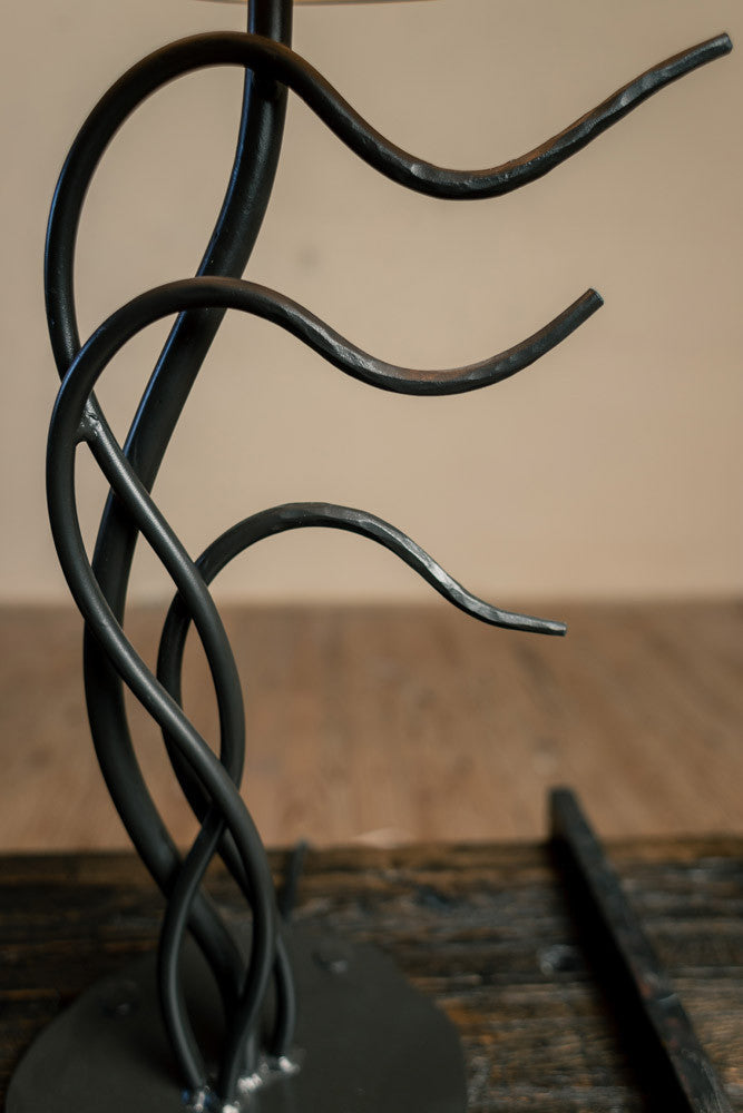 Urban Forge Windblown Iron Table Lamp