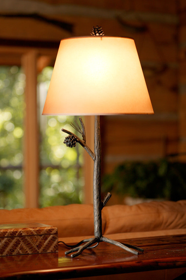 Urban Forge Evergreen Iron Table Lamp