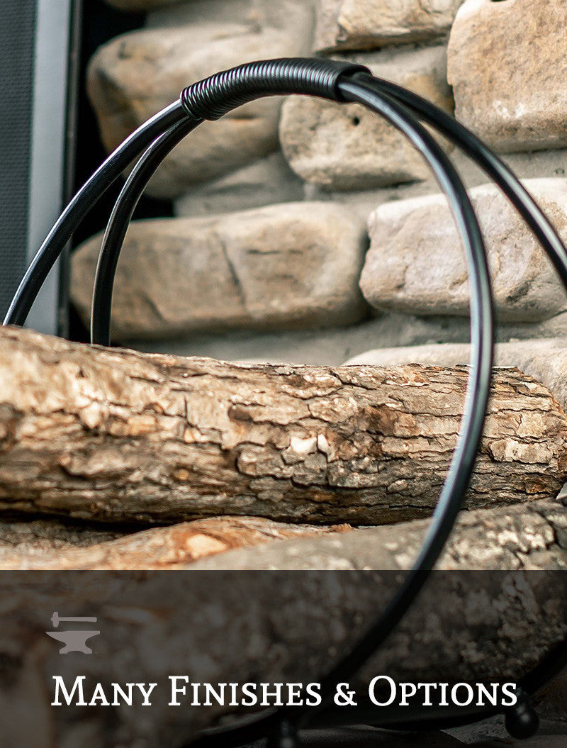 Urban Forge Sylamore Hand Forged Log Holder - Small