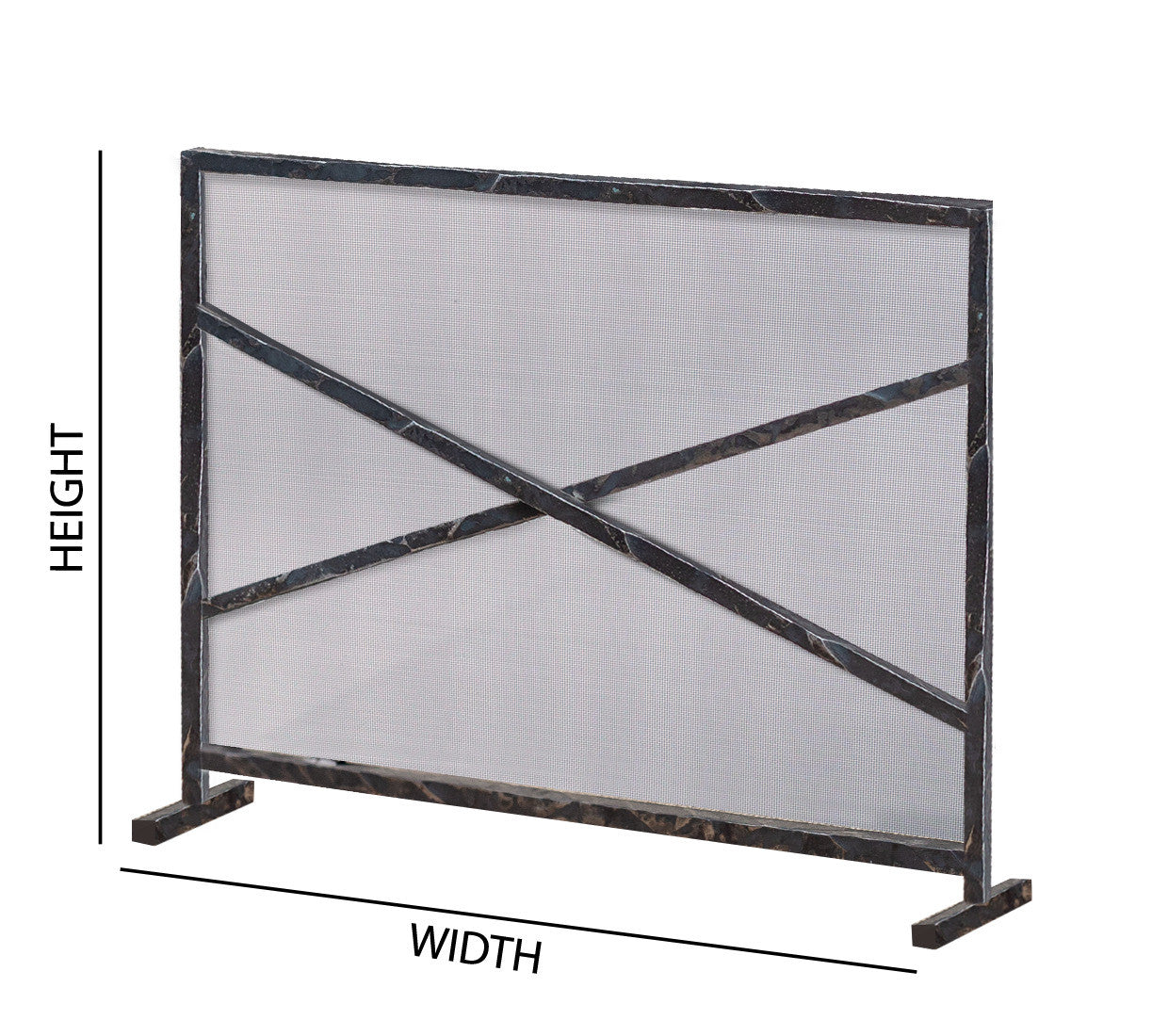 Urban Forge Custom Size Meridian Fire Screen