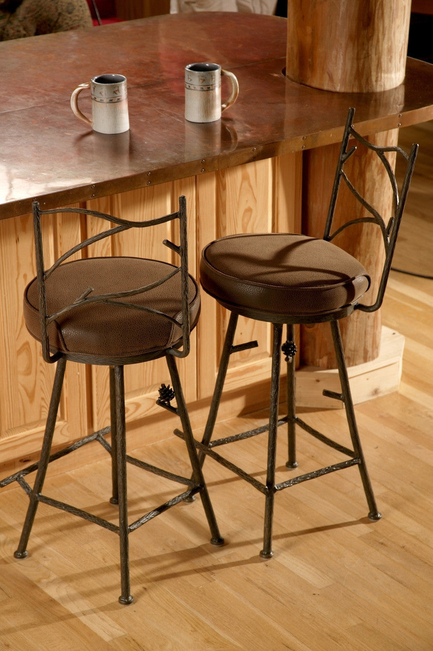 Urban Forge Evergreen Iron Stool