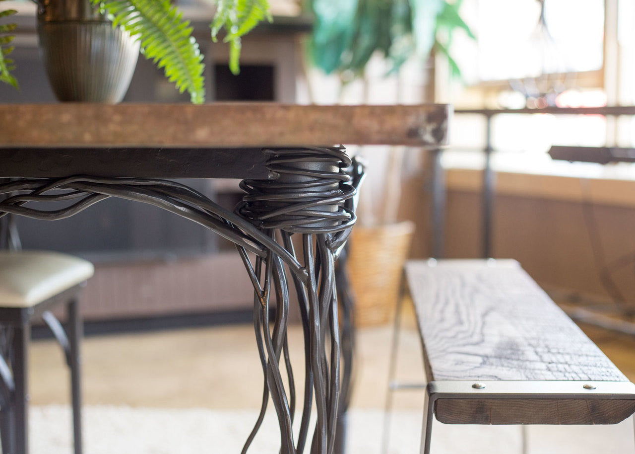 Urban Forge Black River Farm Dining Table