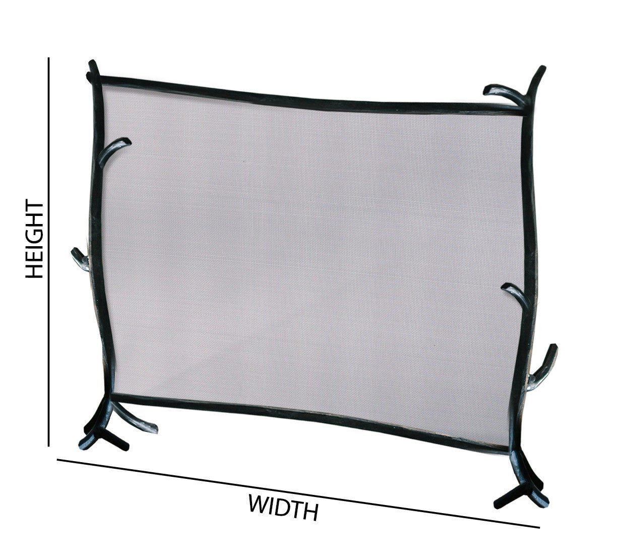 Urban Forge Custom Size Sylamore Fire Screen