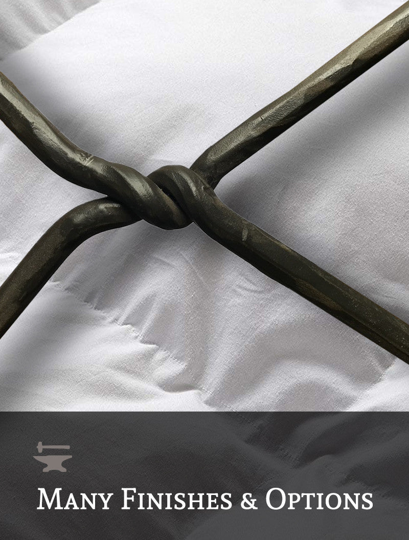 Urban Forge Twist Iron Bed