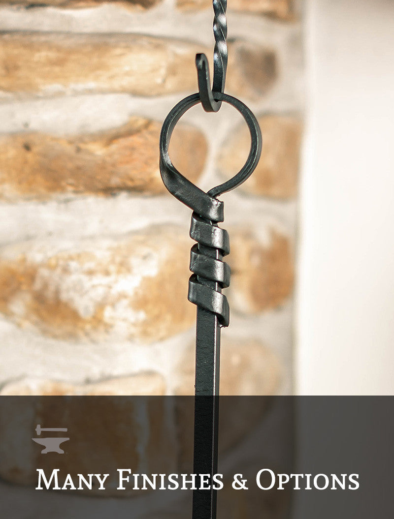Urban Forge Square Loop Hand-Forged Fire Poker