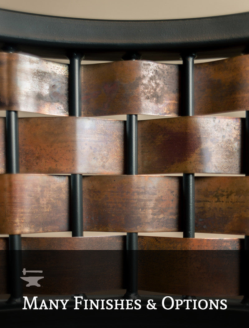 Urban Forge Westfork Iron Square Stool