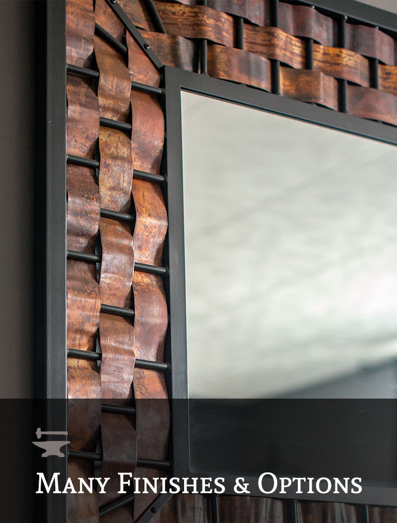 Urban Forge Westfork Iron Wall Mirror