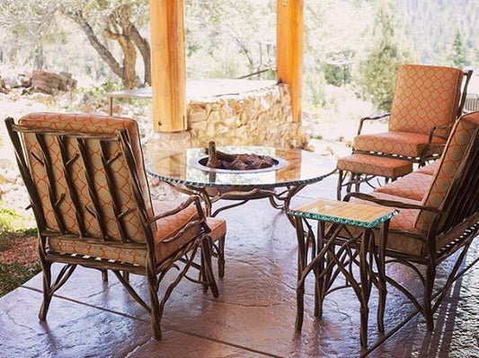 Custom Firepit and Lounge Area