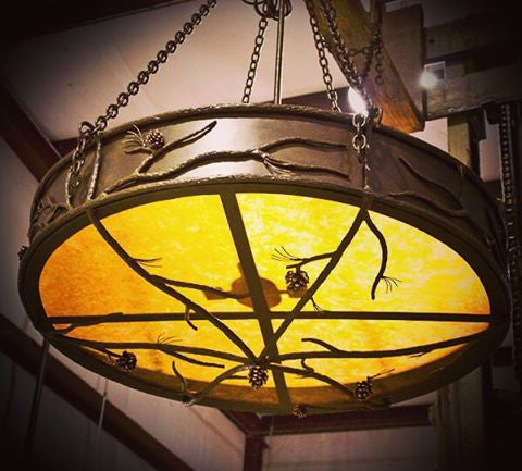 Custom Evergreen Chandelier