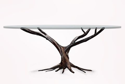 Custom Iron Blanchard Spring Table