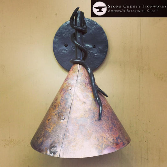 Custom Copper Sconce