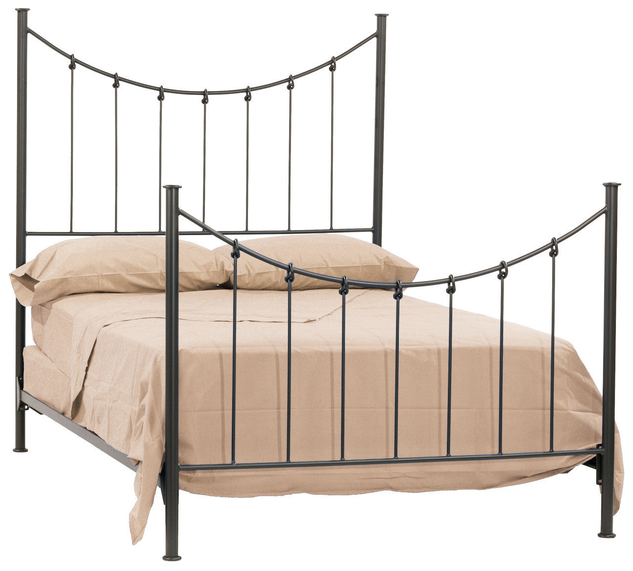 Urban Forge Rose Bud Wrought Iron Bed