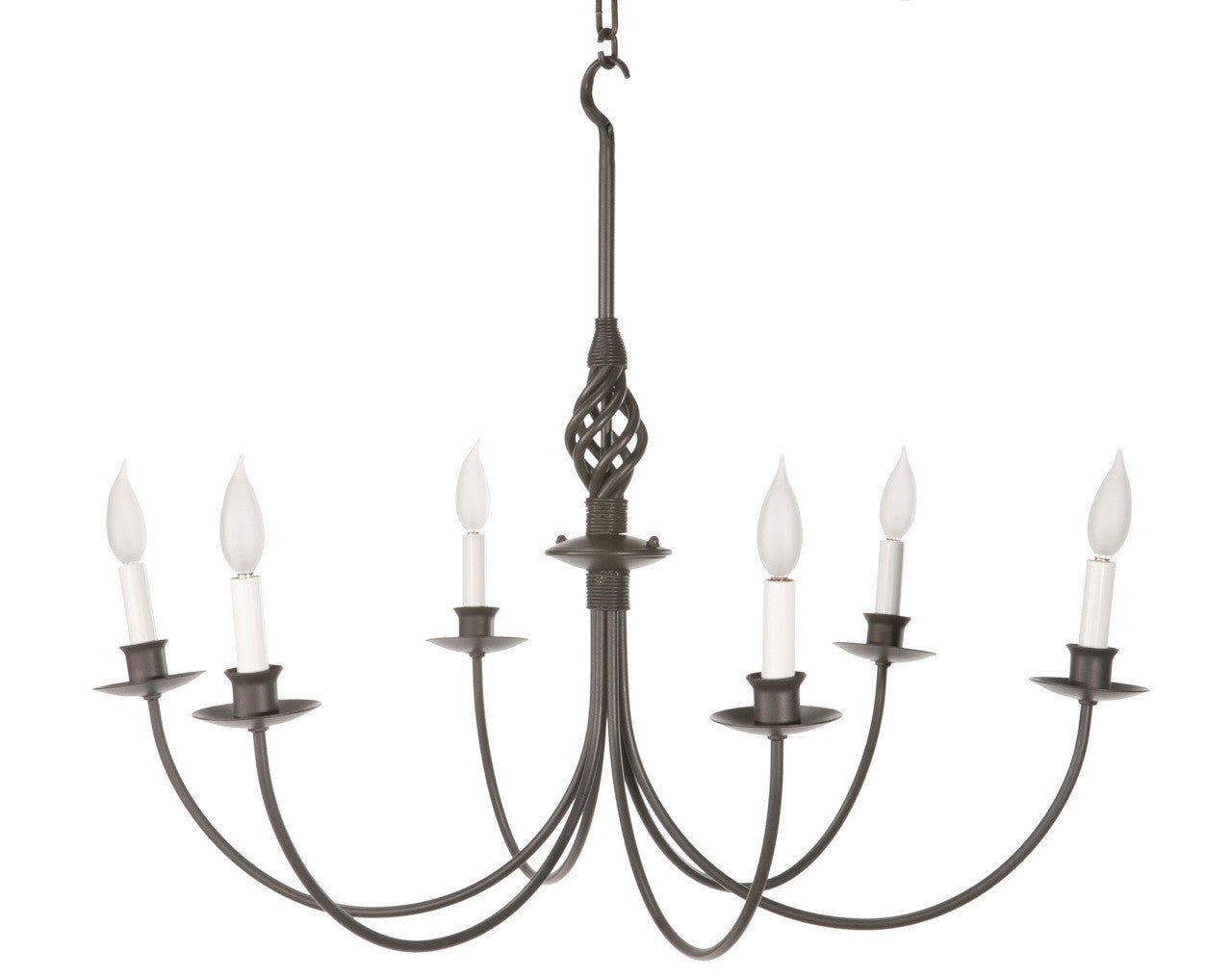 Urban Forge Woven Hand-Forged Iron Chandelier