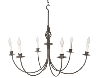 Urban Forge Woven Hand-Forged Iron Chandelier