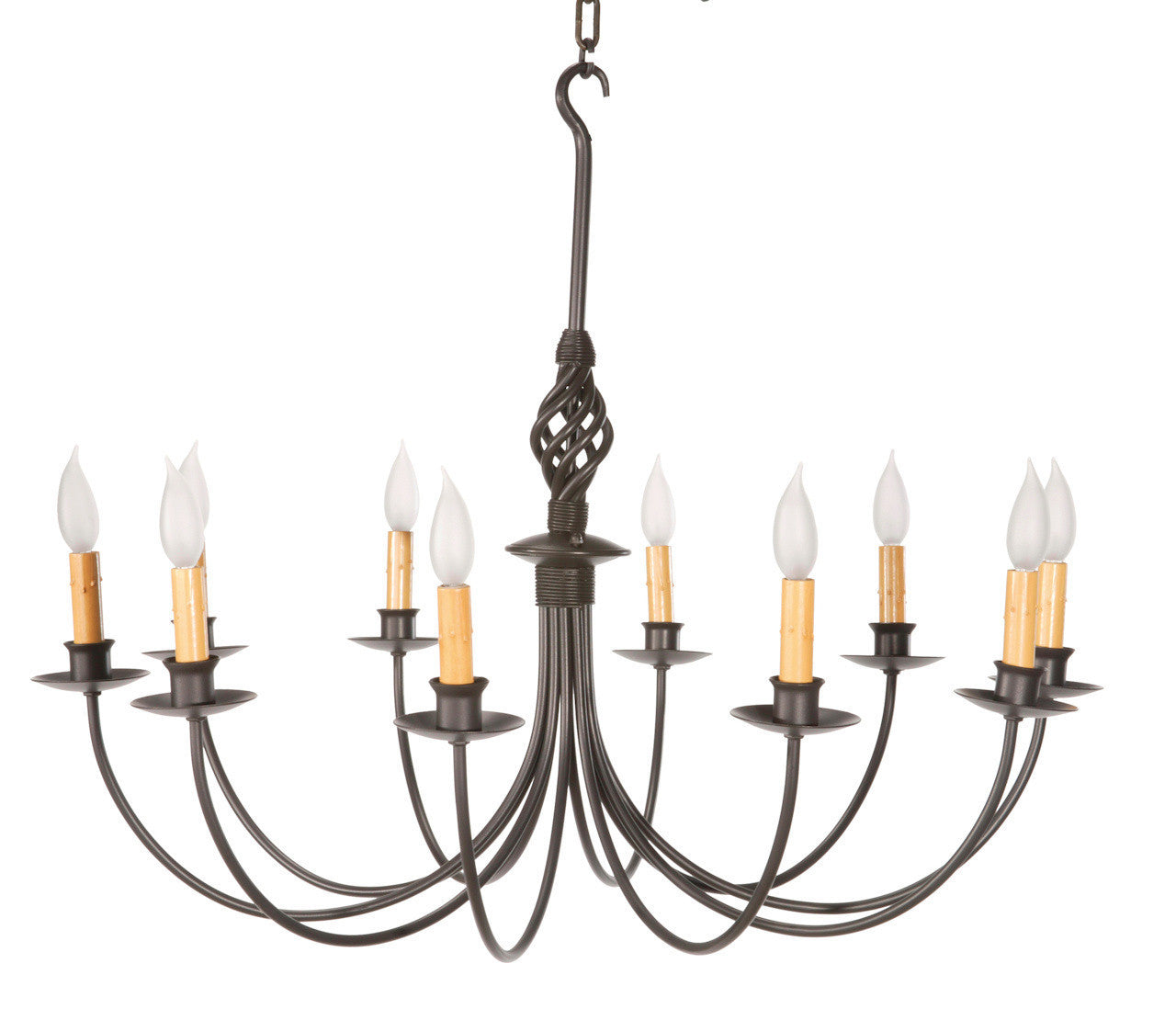 Urban Forge Woven Hand-Forged Iron Chandelier