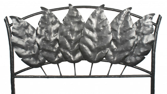 Custom Tropical Leaf Headboard