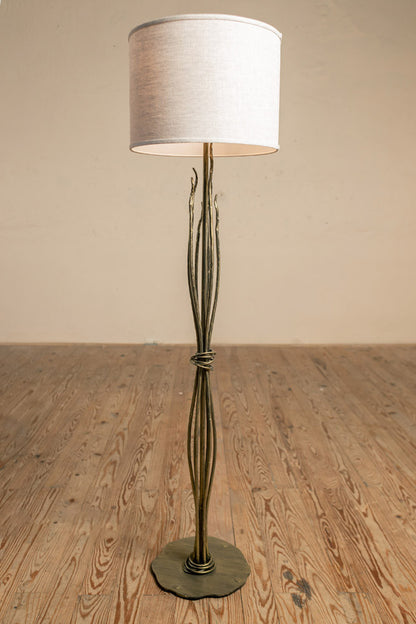 Urban Forge Black River Iron Floor Lamp