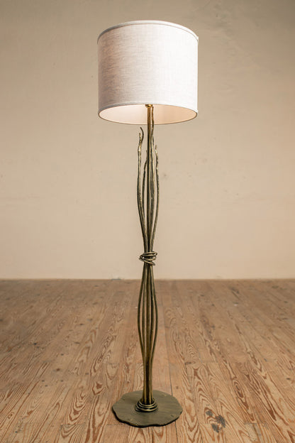 Urban Forge Black River Iron Floor Lamp