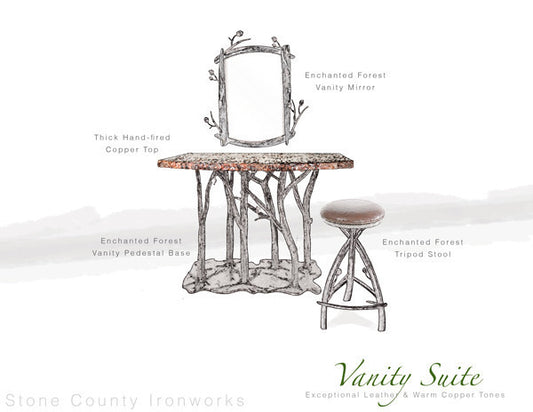 Custom Elm Springs Vanity Suite