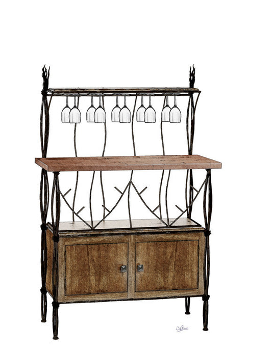 Custom Serving Bar