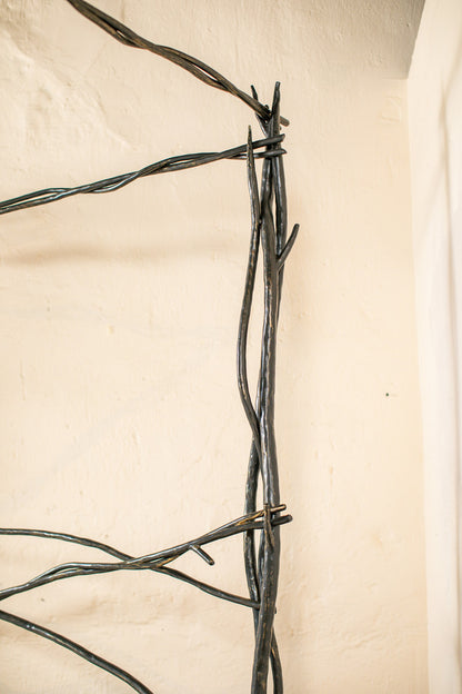 Urban Forge Driftwood Arbor Forged Iron Canopy Bed