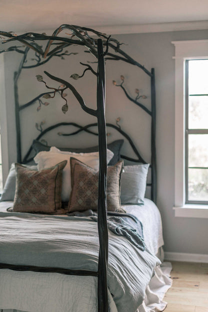 Urban Forge Elm Springs Wrought Iron Canopy Bed