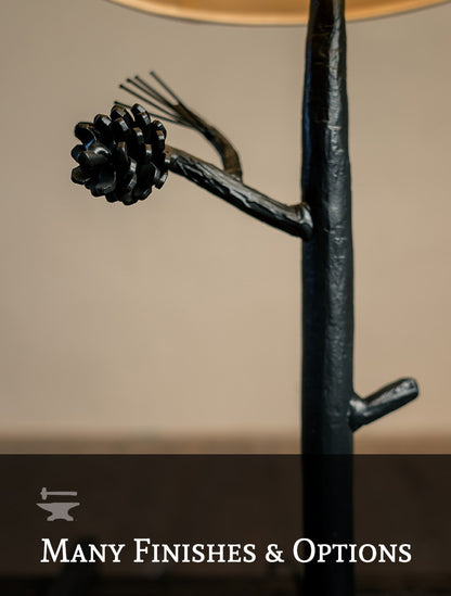 Urban Forge Evergreen Iron Table Lamp