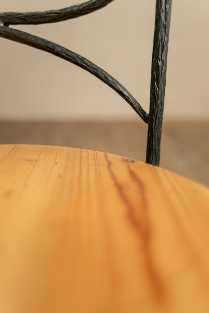 Urban Forge Evergreen Iron Stool