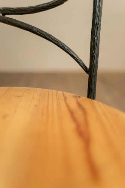Urban Forge Evergreen Iron Stool