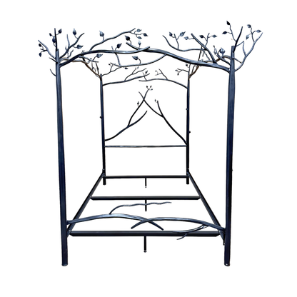 Forest Canopy Hand-Forged Iron Bed