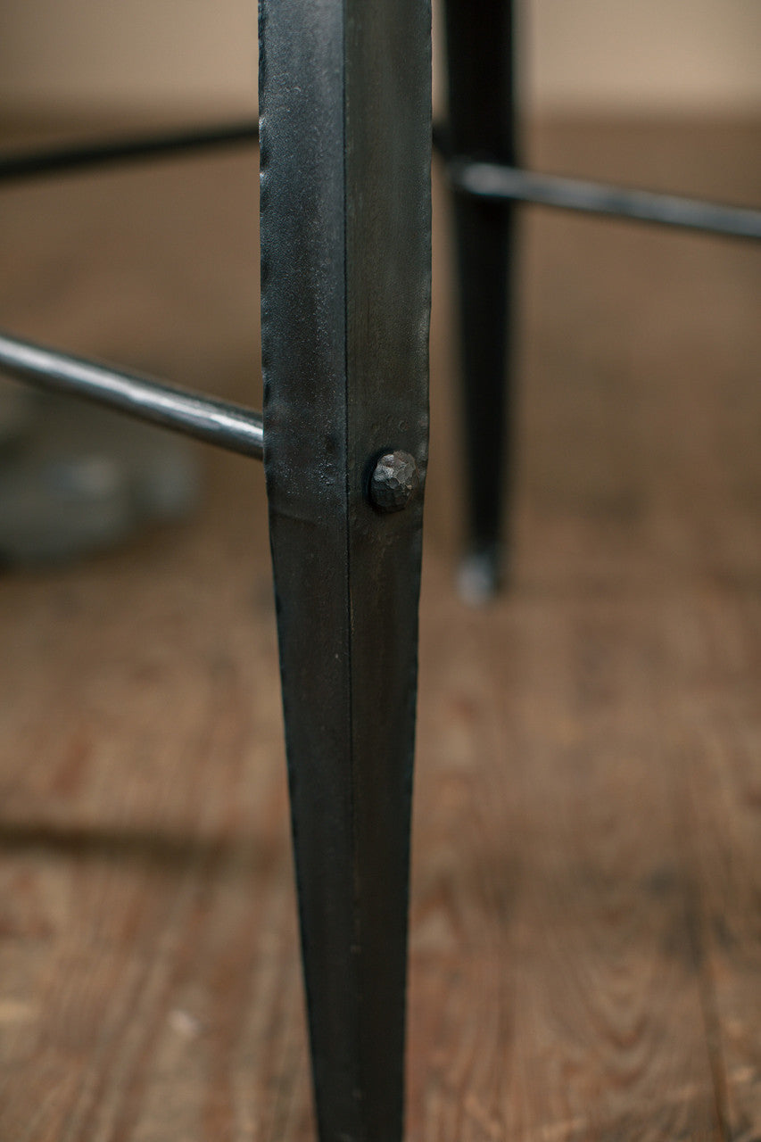 Urban Forge Foundry Hand-Forged Backless Stool