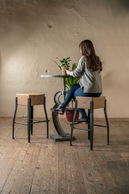 Urban Forge Foundry Hand-Forged Backless Stool