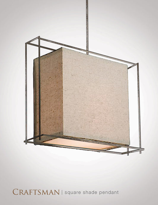 Custom Industrial Square Pendant