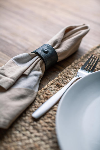 Urban Forge Cufflink Napkin Ring - Set of 4