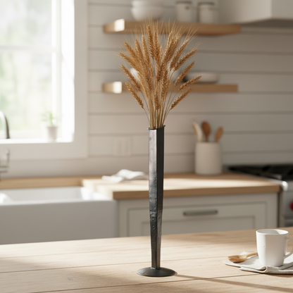 Bauxite Hand-Forged Iron Vase