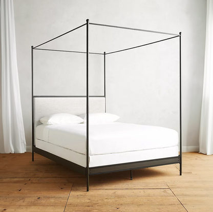 Corinth Iron Canopy Bed