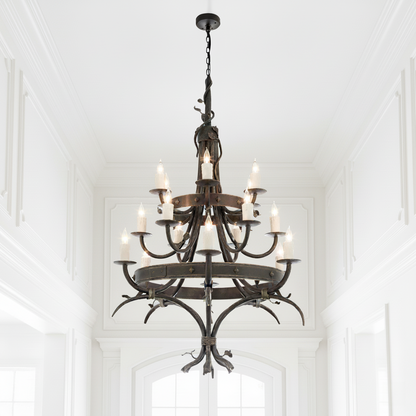 Elm Springs Iron Chandelier