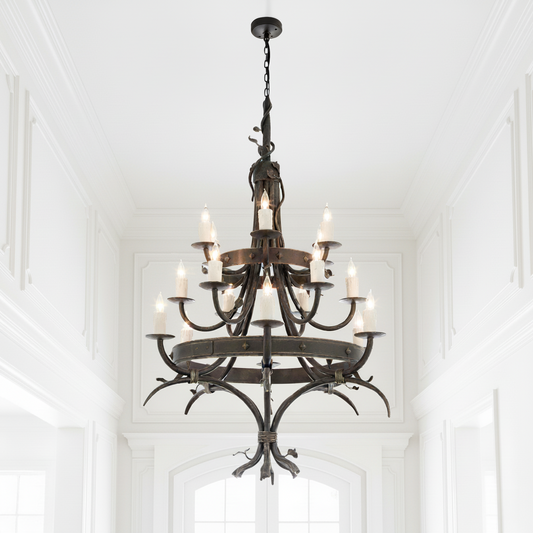 Elm Springs Iron Chandelier