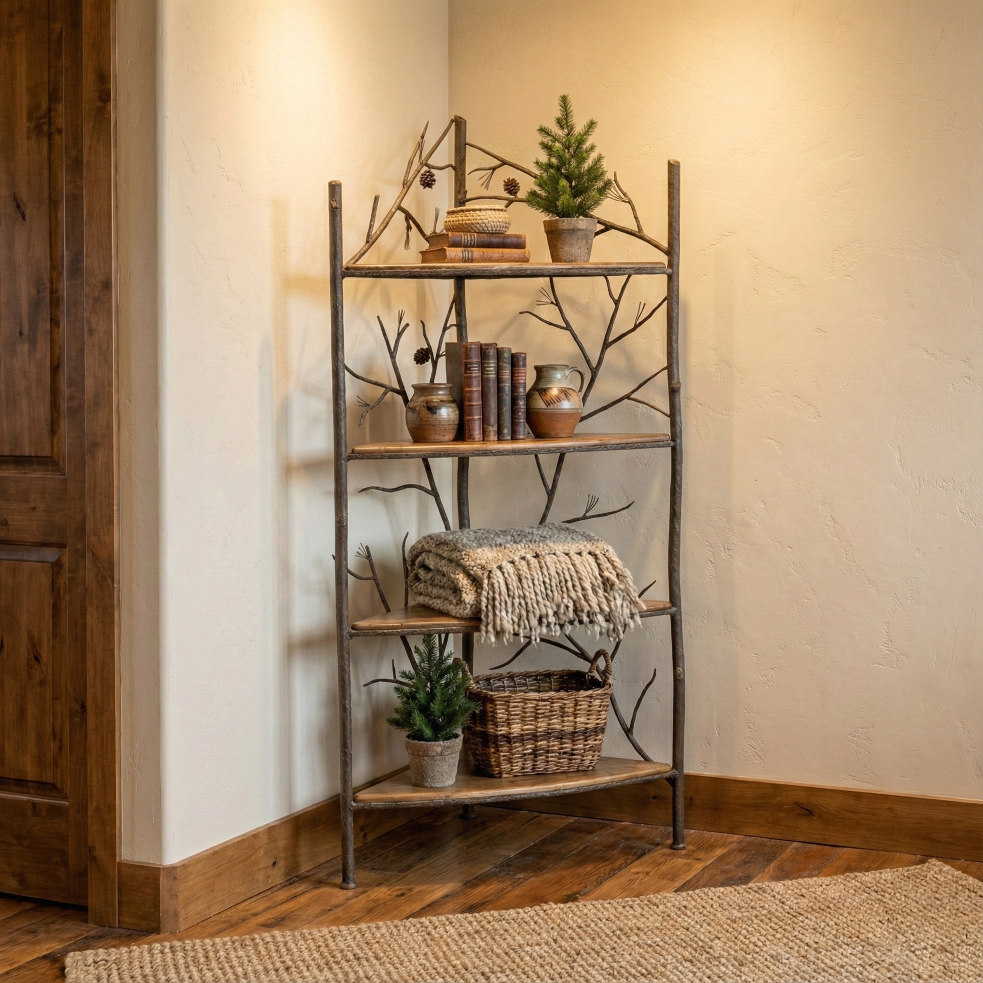 corner rack for plants Iron Corner Rack