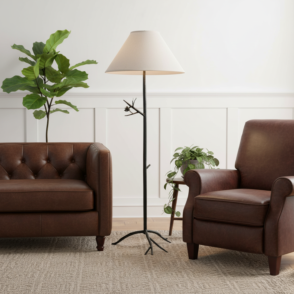 Evergreen Iron Floor Lamp