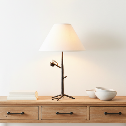 Evergreen Iron Table Lamp