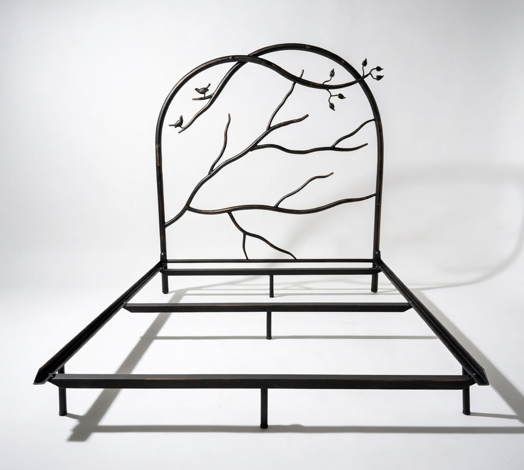 Forest Archway Hand-Forged Iron Bed