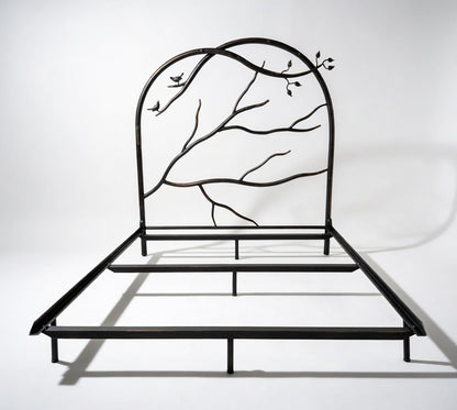 Forest Archway Hand-Forged Iron Bed