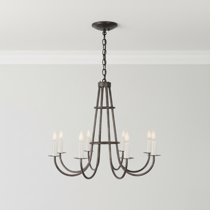 Huntington Iron Chandelier - 8 Arm