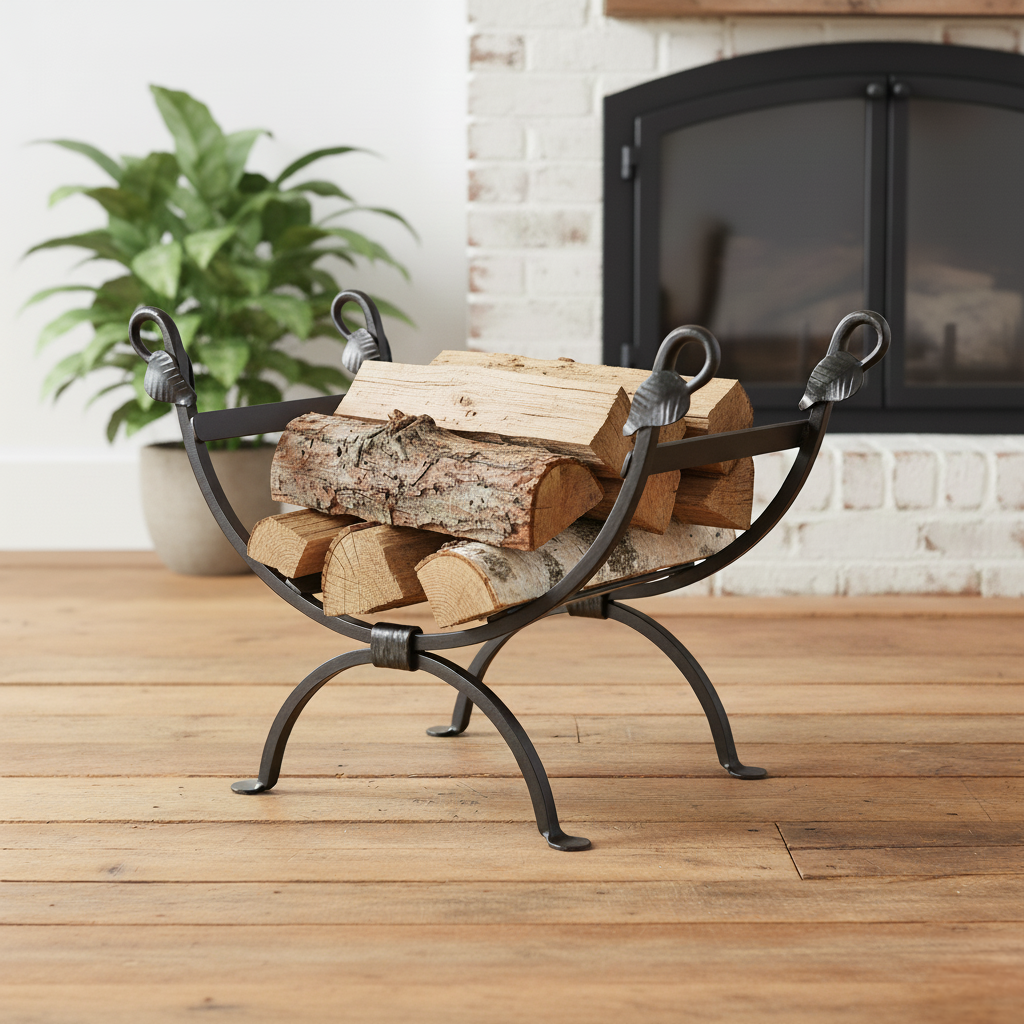 Urban Forge Leaf Log Basket - Thumbnail 2