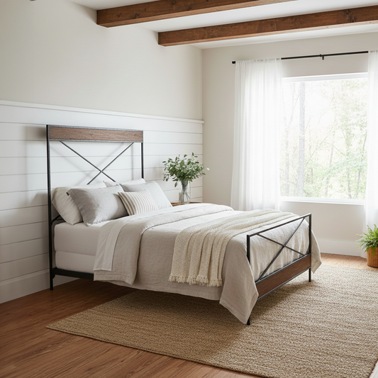 Meridian Hand-Forged Iron Bed