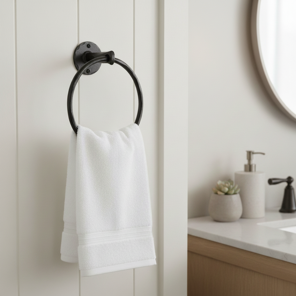 River Valley Iron Towel Ring