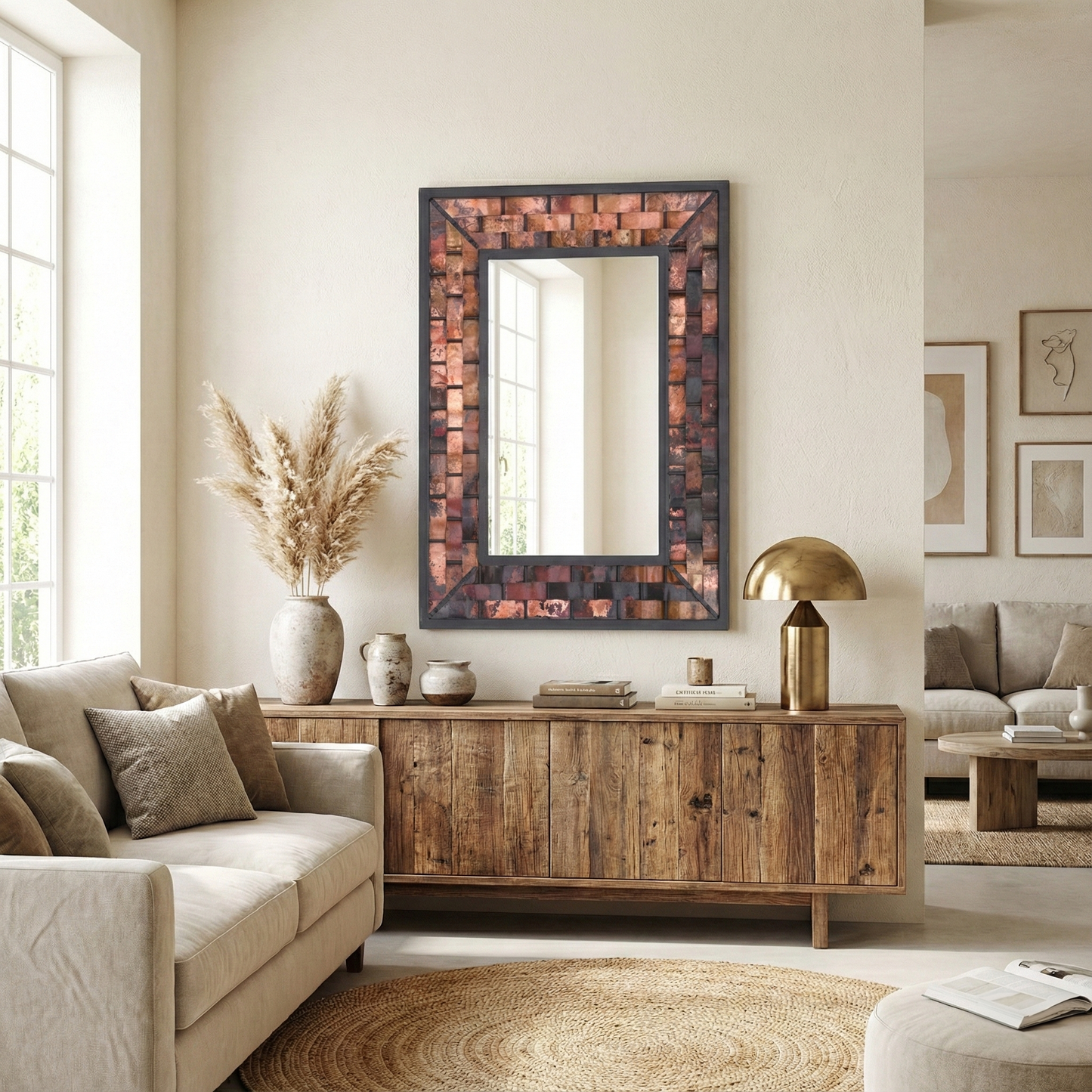 Westfork Iron Wall Mirror